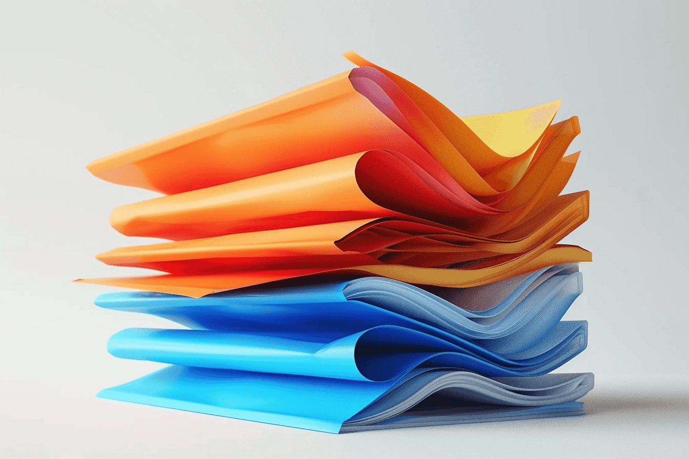 Spyze Documents 3d Illustration Light Indigo And Orange Colors 0354ed77 7f7a 4896 A888 D9908acf7730