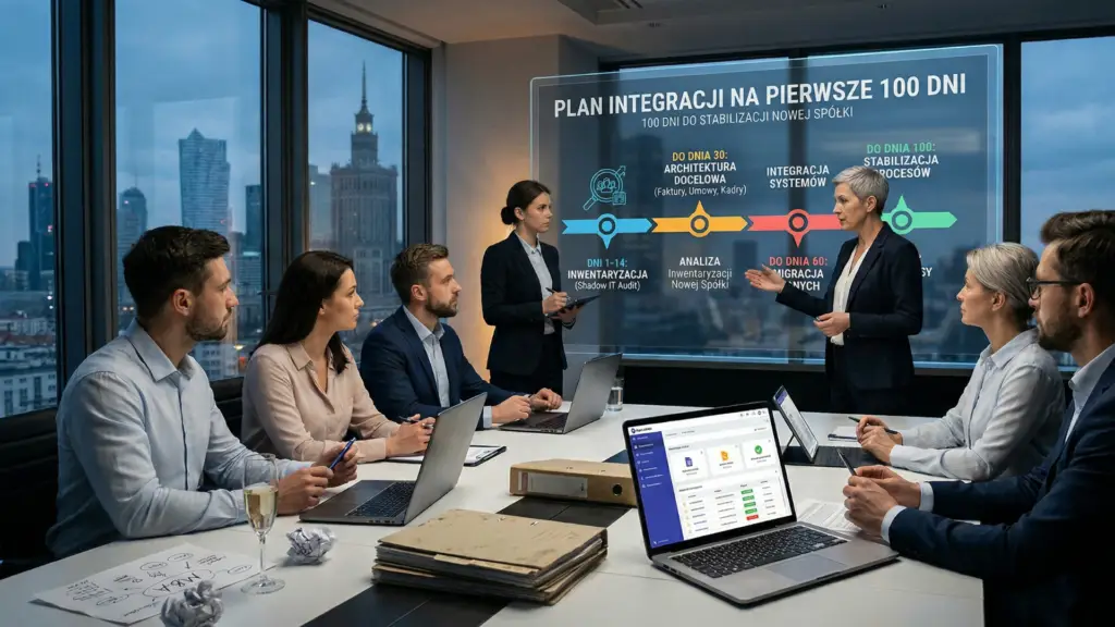 połączenie firm