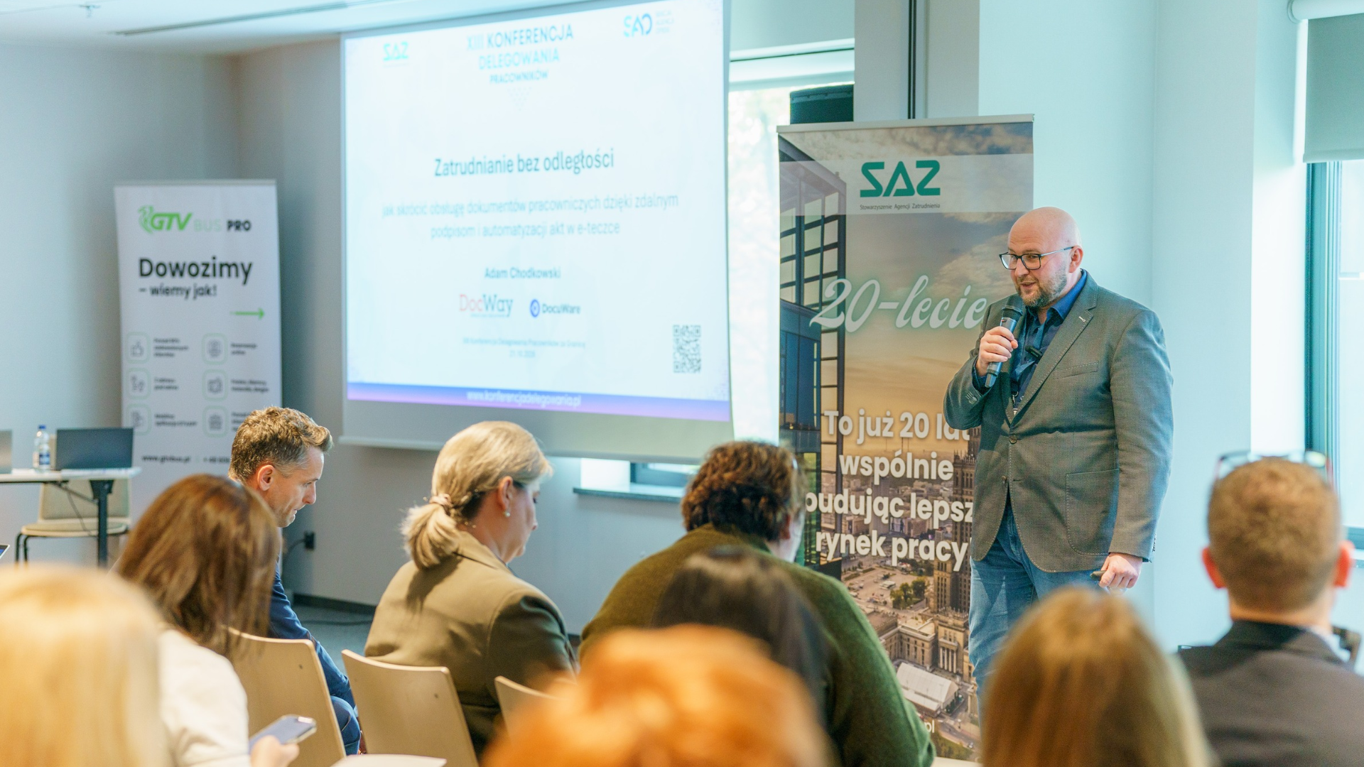 Adam Chodkowski na konferencji SAZ